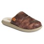 OLUKAI Mua Ili Genuine Shearling Slipper, Main, color, DK WOOD / SILT