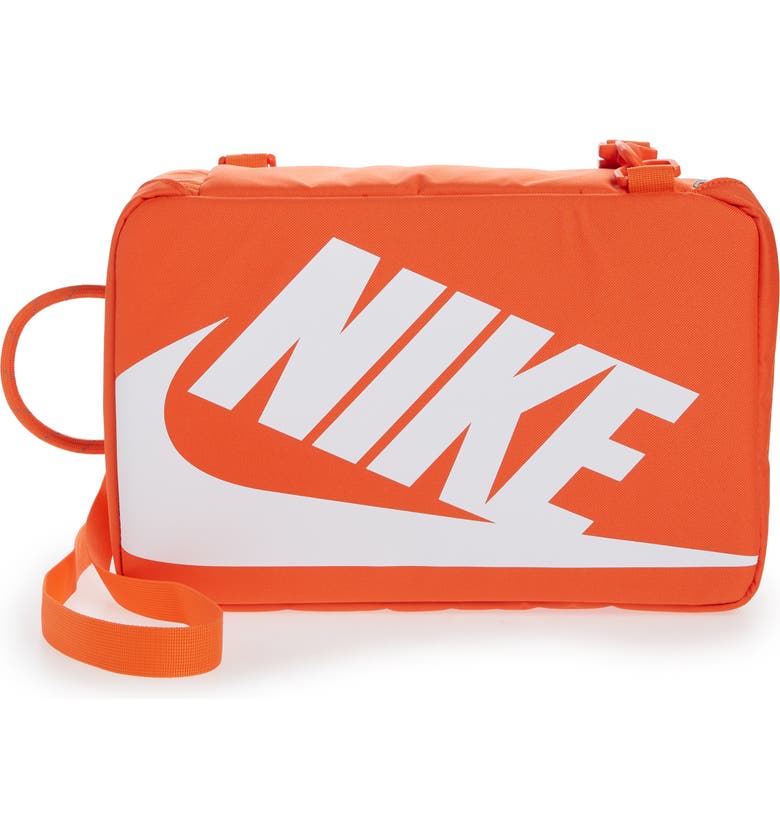 NIKE Shoe Box Bag, Main, color, ORANGE/ ORANGE/ WHITE