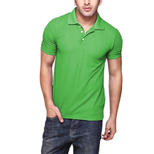 Bright green men’s organic t-shirt