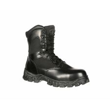 Rocky Alpha Force Zipper Waterproof Public Service Black Boot