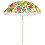 Bamboo Bungalow Fruit Salad Umbrellas- Beach Shelter- Compact/Folding- Stand/Tent for All Weather, Sunshade Umbrella with Carry Bag