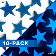 Stars Glow in the Dark Swimming Pool Mosaic - 2" - 10 Pack