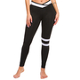 Black and white organic workout leggings