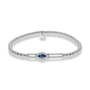 Hulchi Belluni 18k White Gold Tresore Stretch Bracelet