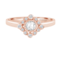 VIVAAN 'Love Song' Rose Cut Diamond Ring