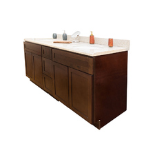 SHAKER ESPRESSO BATHROOM CABINETS