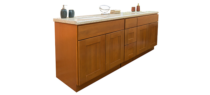 SHAKER CHERRY BATHROOM CABI...