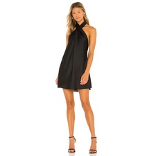 Show Me Your Mumu Jasmine Halter Mini Dress in Black | REVOLVE