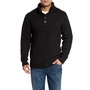 SCHOTT NYC Military Henley Sweater, Main, color, BLACK