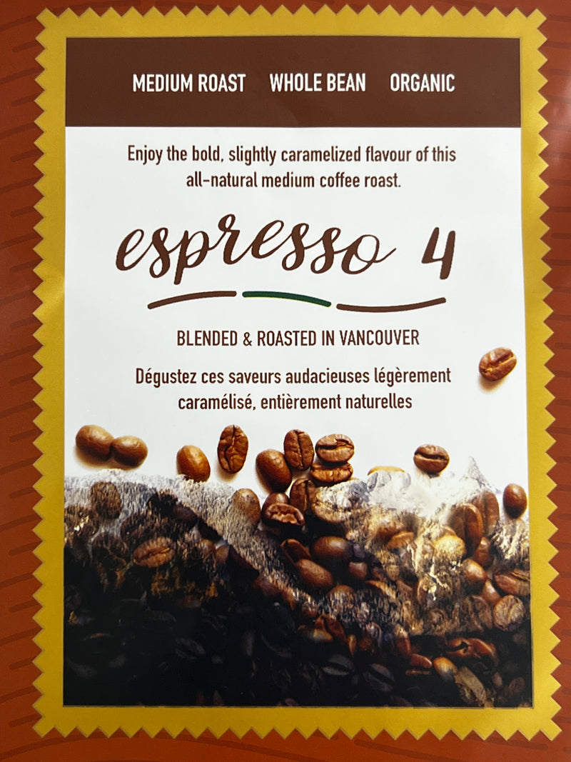 Organic Espresso 4 Coffee B...