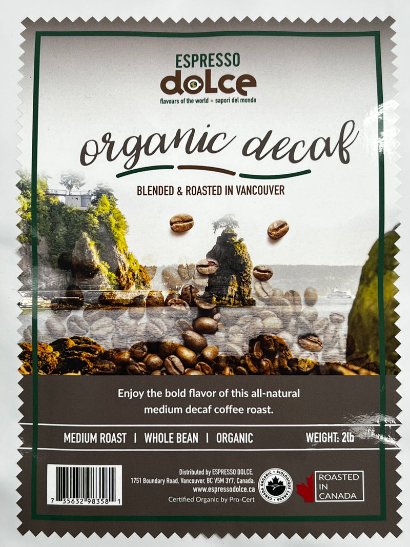 Organic Decaf Beans - Mediu...
