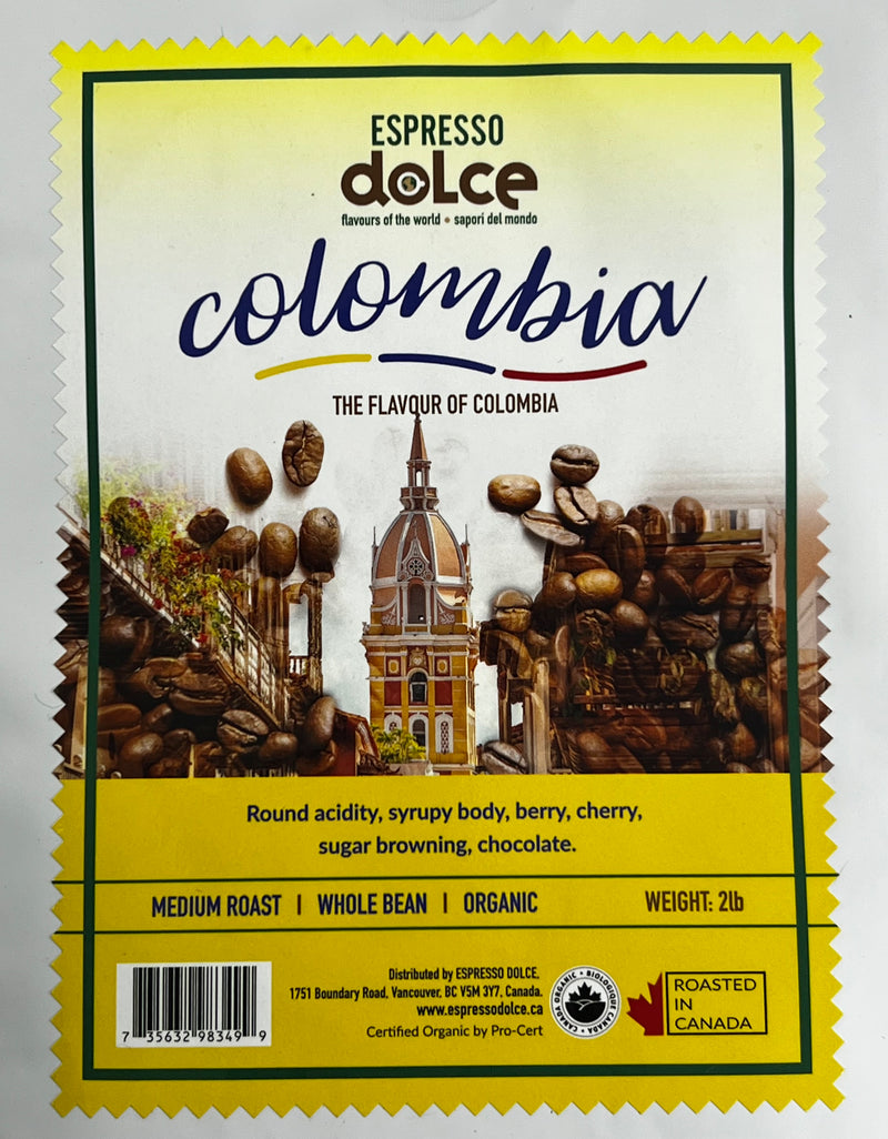 Organic Colombia Coffee Bea...