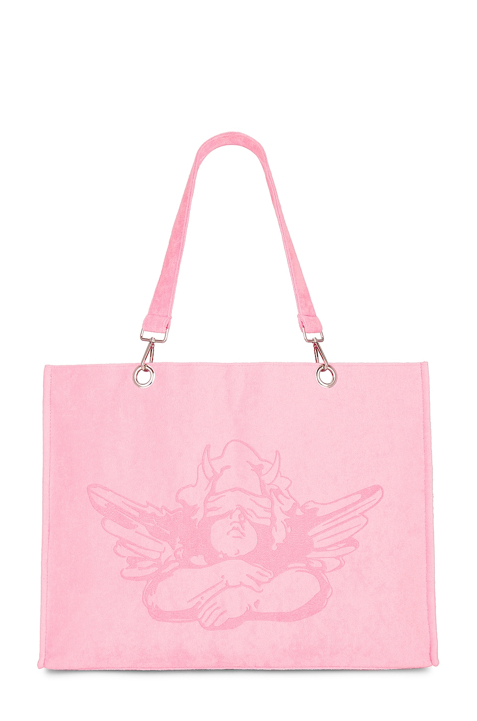 Boys Lie Terrycloth Tote Bag in Pinky | REVOLVE