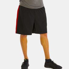 Black &amp; Red Accented Shorts