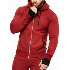 Wholesale Classy Red Hood Jacket Manufacturer