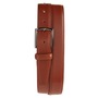 NORDSTROM Stanley Leather Dress Belt, Main, color, COGNAC