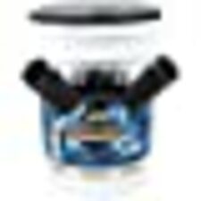 The Fishing Caddy – Fishing Bucket Storage or Bait Holder w/Tackle Box Lid, Dual Fishing Rod Holder, Cup Holder or Beer Holder &amp; LED Waterproof Light for Night Fishing – Fisherman Gift