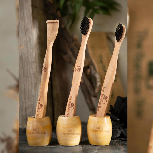 Buy Wooden Toothbrush Holde...