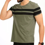 Men’s sage green and black eco-active t-shirt