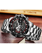 Sylvi Analog Chronograph Bl...