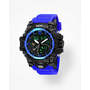 Sylvi Analog-Digital Sports Mens Watch with Big Classy Blue Dial