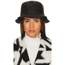 Brixton Abraham Reversible Bucket Hat in Black | REVOLVE