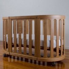 Cocoon Nest Cot Natural including 2 Mattresses