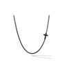 DAVID YURMAN Pavé Cross Necklace with Diamonds, Main, color, BLACK DIAMOND