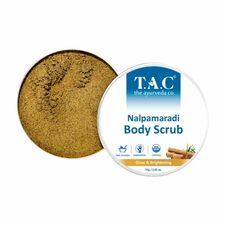T.A.C - The Ayurveda Co. Nalpamaradi Body Scrub for Glow &amp; Brightening Skin, Tan Removal &amp; Pigmentations, 75gm