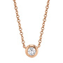 Buy 0.20Ct Diamond Bezel Necklace