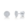 Buy 0.17ct 14k White Gold Diamond Pave Stud Earring