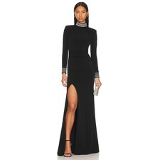 Cinq a Sept Izzy Gown in Black | REVOLVE