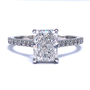 Radiant Diamond Engagement Ring