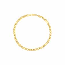 Buy Yellow Gold Curb Link Bracelet