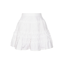 Appliquéd cotton mini skirt by RED Valentino