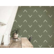 Wallpaper Peel and Stick Wallpaper Boho Chevron Green Removable Wallpaper Wall Decor Home Decor Wall Art Room Decor 3835 - JamesAndColors