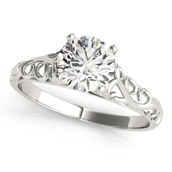 Solitaire Style Diamond Eng...