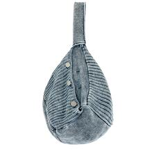 Knorts Denim Knitwear Cube Bag in Vintage Indigo | REVOLVE