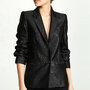 Classic Black Womens Suit Jacket Manufacturer