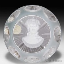 DAlbret Paul Revere sulphide in gray double overlay/facets by D'Albret