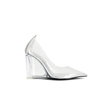 Jeffrey Campbell Clear View Wedge in Clear Vinylite | REVOLVE
