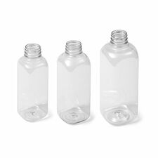 Clear PET Square Beverage Bottle for Sale