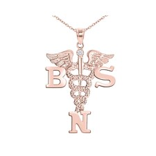 BSN Nursing Necklace For Graduation