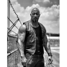 Fast 8 Dwayne Johnson Leather Vest
