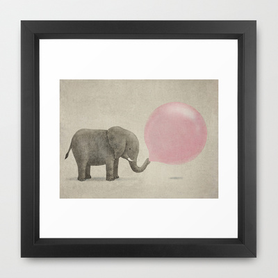 Jumbo Bubble Gum  Framed Art Print