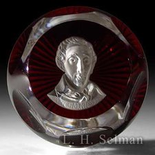 Franklin Mint Baron de Montes- quieu sulphide/facets by Franklin Mint