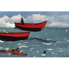 AI art winslow homer inspired boys and saling