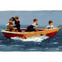 AI art winslow homer inspired boys and saling boats 1