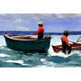 AI art winslow homer inspired boys and saling boats 2