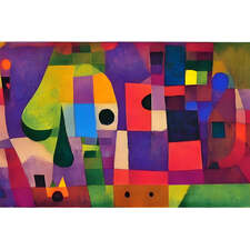 AI art paul klee inspired painting